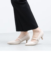 メリージェーン ポインテッド パンプス