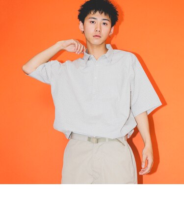 BEAMS / ミニチェック プルオーバー シャツ