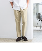 NOMAD RE;NAPES(R) 撥水 ツイルストレッチ 1プリーツ スラックス