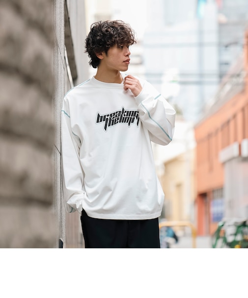 Y2K プリント ロングスリーブ Tシャツ