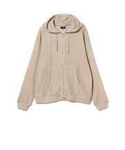 メッシュ ジップ フーディ