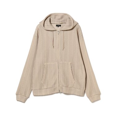 メッシュ ジップ フーディ