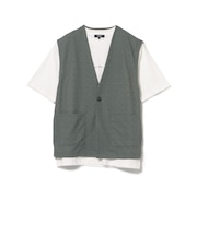 梨地 ドライ ベスト (Tシャツセット)