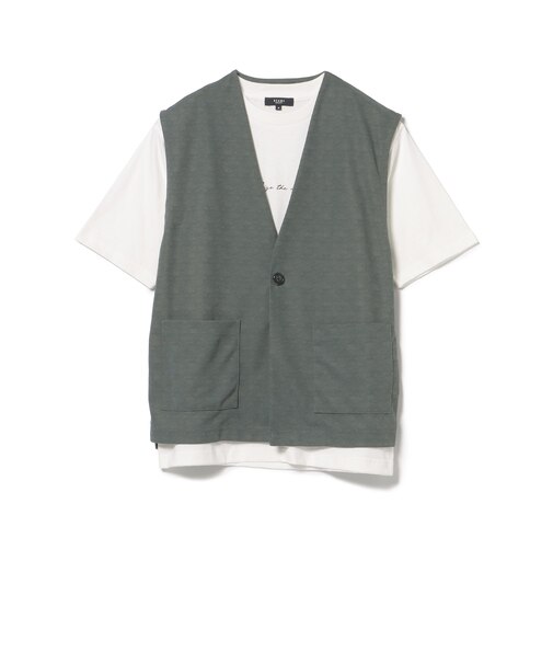 梨地 ドライ ベスト (Tシャツセット)