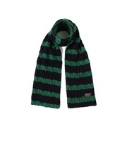 Muffler Cable Stripe Wool Fleece