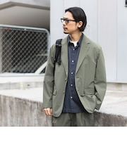 CITY DWELLERS / CORDURA(R) リップストップナイロン 2ボタン ジャケット 24SS (セットアップ対応)