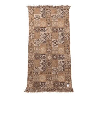Blanket Double Jacquard Patchwork Like Pattern