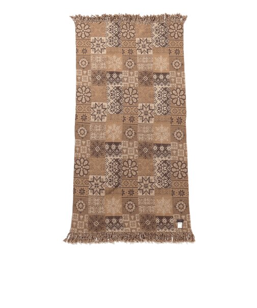 Blanket Double Jacquard Patchwork Like Pattern