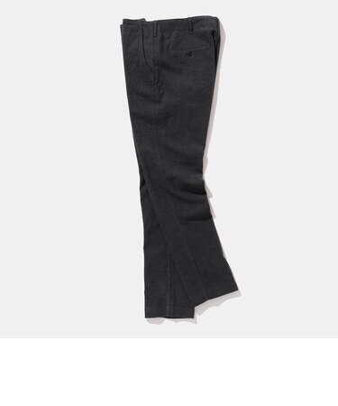 モールスキン ストレッチ テーパードパンツ