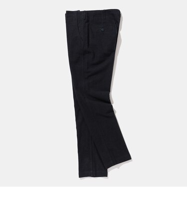 モールスキン ストレッチ テーパードパンツ