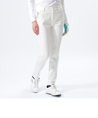 〈WOMEN〉ORANGE LABEL / USロゴ ストレッチツイルパンツ