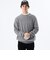 〈MEN〉ORANGE LABEL / 地球ロゴ ジャカードニット