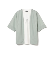 リラックス ショートスリーブ カーディガン（Tシャツセット）