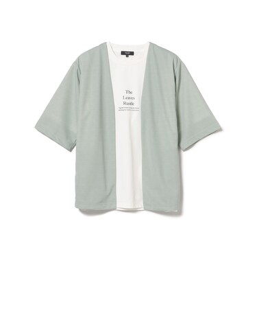 リラックス ショートスリーブ カーディガン(Tシャツセット)