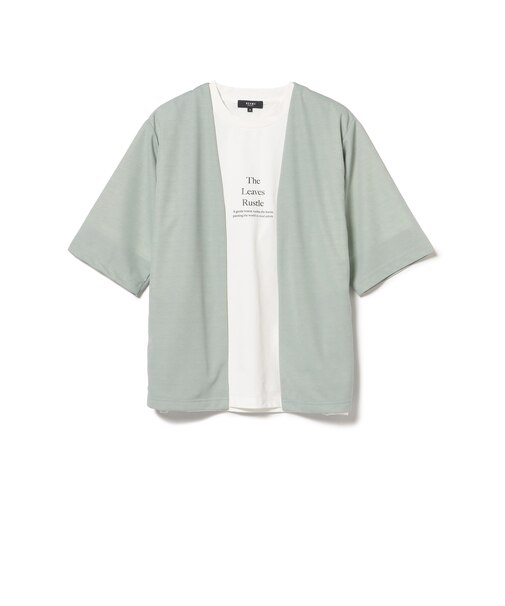 リラックス ショートスリーブ カーディガン(Tシャツセット)