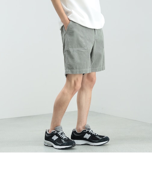 細畝 コーデュロイ ショートパンツ