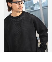 12ゲージ ワッフル クルーネック ニット