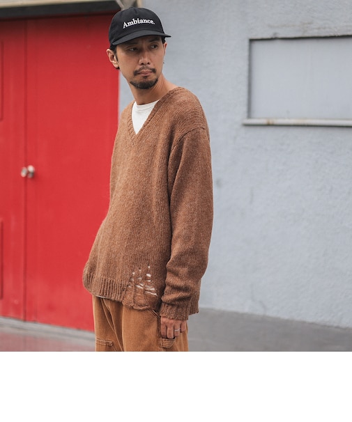 ambiance / Damage V-neck Knit