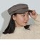 千鳥格子 キャスケット