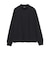 コットン モックネック ロングスリーブ Tシャツ