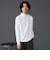 コットン モックネック ロングスリーブ Tシャツ