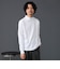 コットン モックネック ロングスリーブ Tシャツ