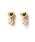 CZ プチ パール ピアス