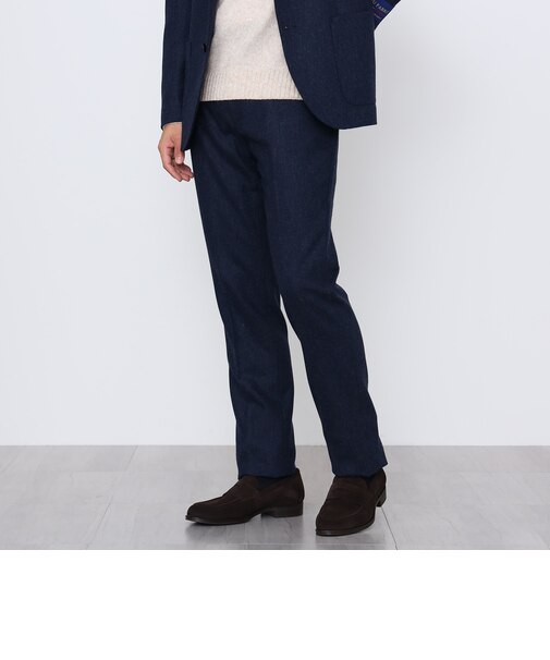 フランネル ノープリーツ スラックス 24FW(S~XXL)