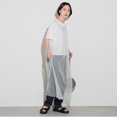 ラメチュールワンピース × Tシャツ（セットアイテム）
