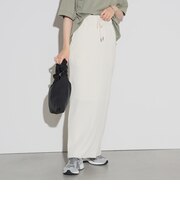 セルフカット リブロング タイトスカート