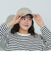 ヘリンボーンツイード キャップ