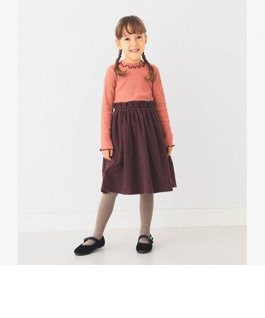 メローリブ 切り替え ワンピース(90~150cm)