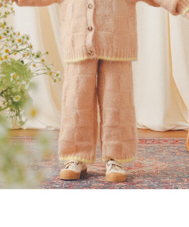 LOGAN Knitting Mills × こども ビームス / 別注 モヘア パンツ(90~140cm)