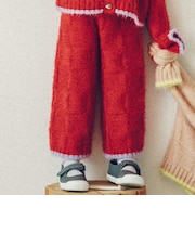 LOGAN Knitting Mills × こども ビームス / 別注 モヘア パンツ（90～140cm）