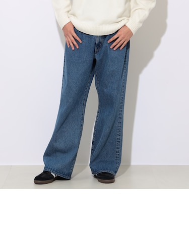 デニム バギー フレア パンツ