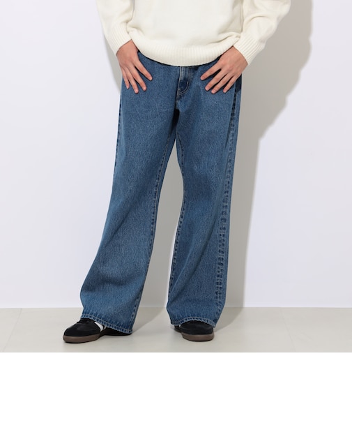 デニム バギー フレア パンツ