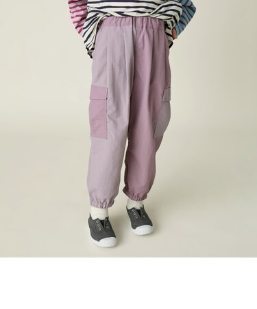 ナイロン カラーブロック カーゴパンツ(90~150cm)