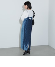 ベロアワンピース × ロングスリーブTシャツ（セットアイテム）