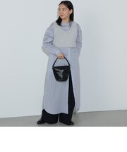 ビスチェ × シャツワンピ―ス（セットアイテム）
