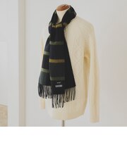 リバーシブル ブロックチェック マフラー