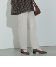 ウールライク テーパードパンツ