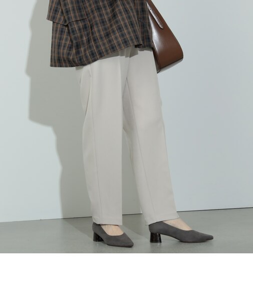 ウールライク テーパードパンツ