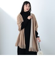 リバーシブル ラッセル編み ストール24FW