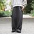 ウールライク ピンストライプ ワイドパンツ（S～M）