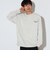 ワンポイント フェイクスエード ロングスリーブ Tシャツ