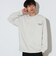 ワンポイント フェイクスエード ロングスリーブ Tシャツ