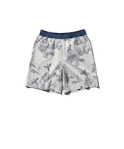 Knit Shorts Bird Jacquard