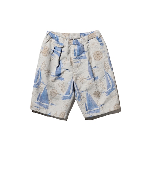 2 Pleats Relax Trousers Yacht Jacquard
