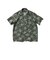 Open Collar Jacquard Mapping Print