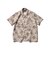 Open Collar Jacquard Mapping Print